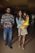 Bipasha Basu & Harman Baweja watch Creature 3D with Family in Mumbai on 12th Sept 2014